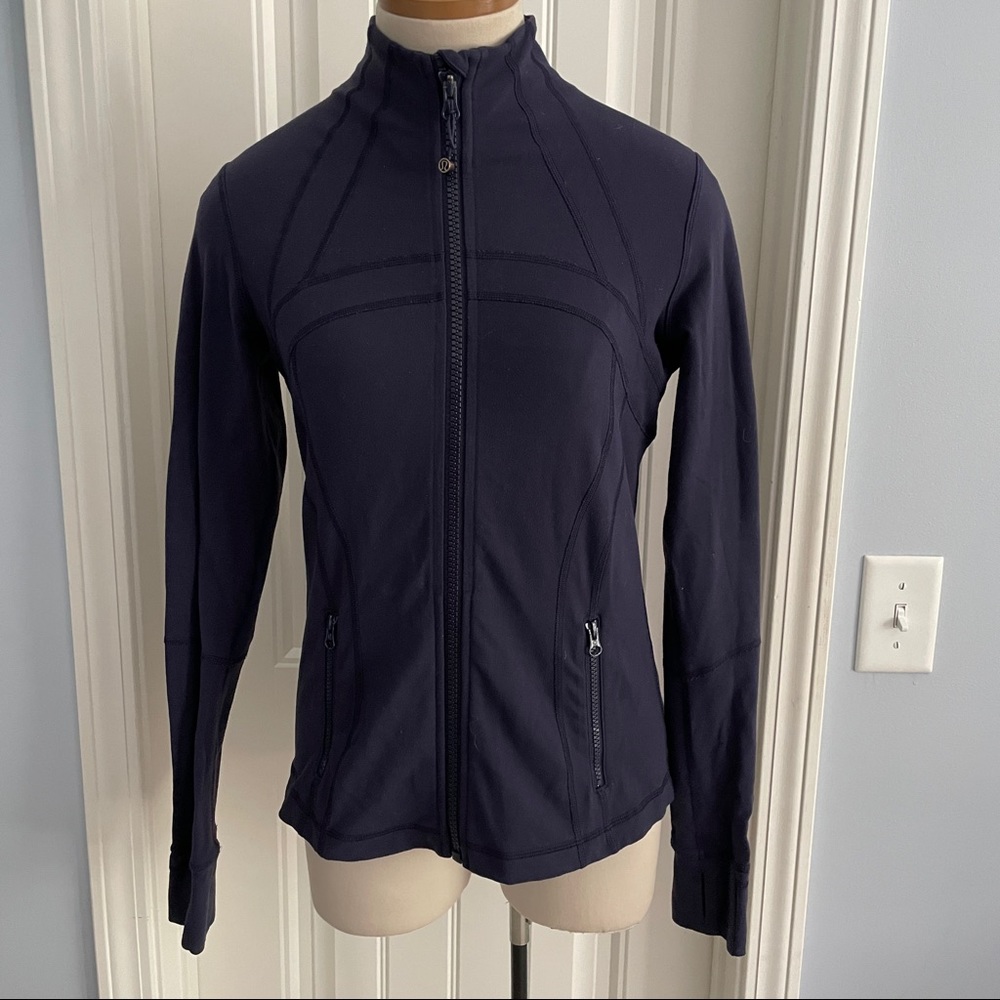 LuLuLemon 8 Define Navy Blue Full Zip Jacket